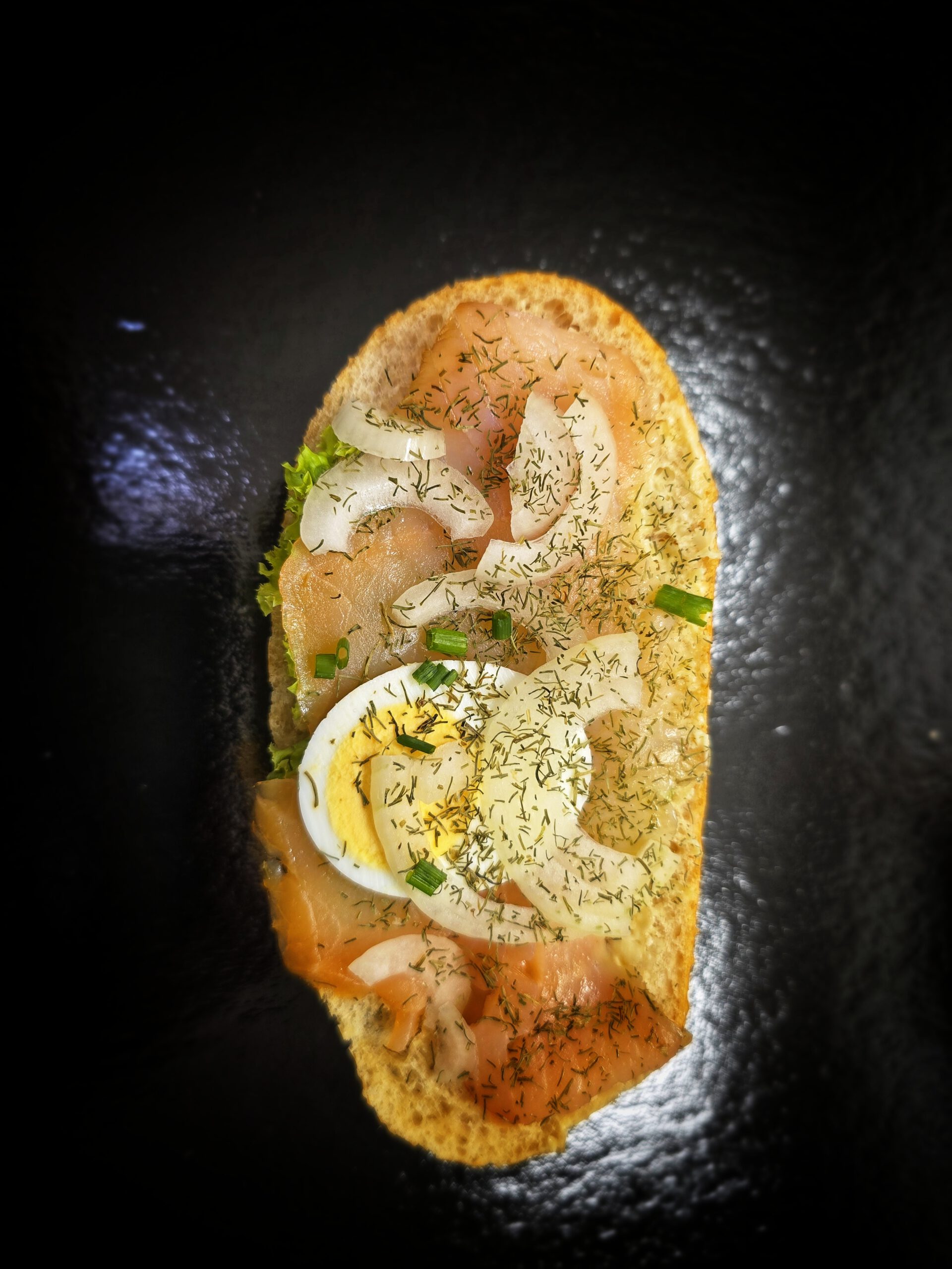 Schnittchen Räucherlachs