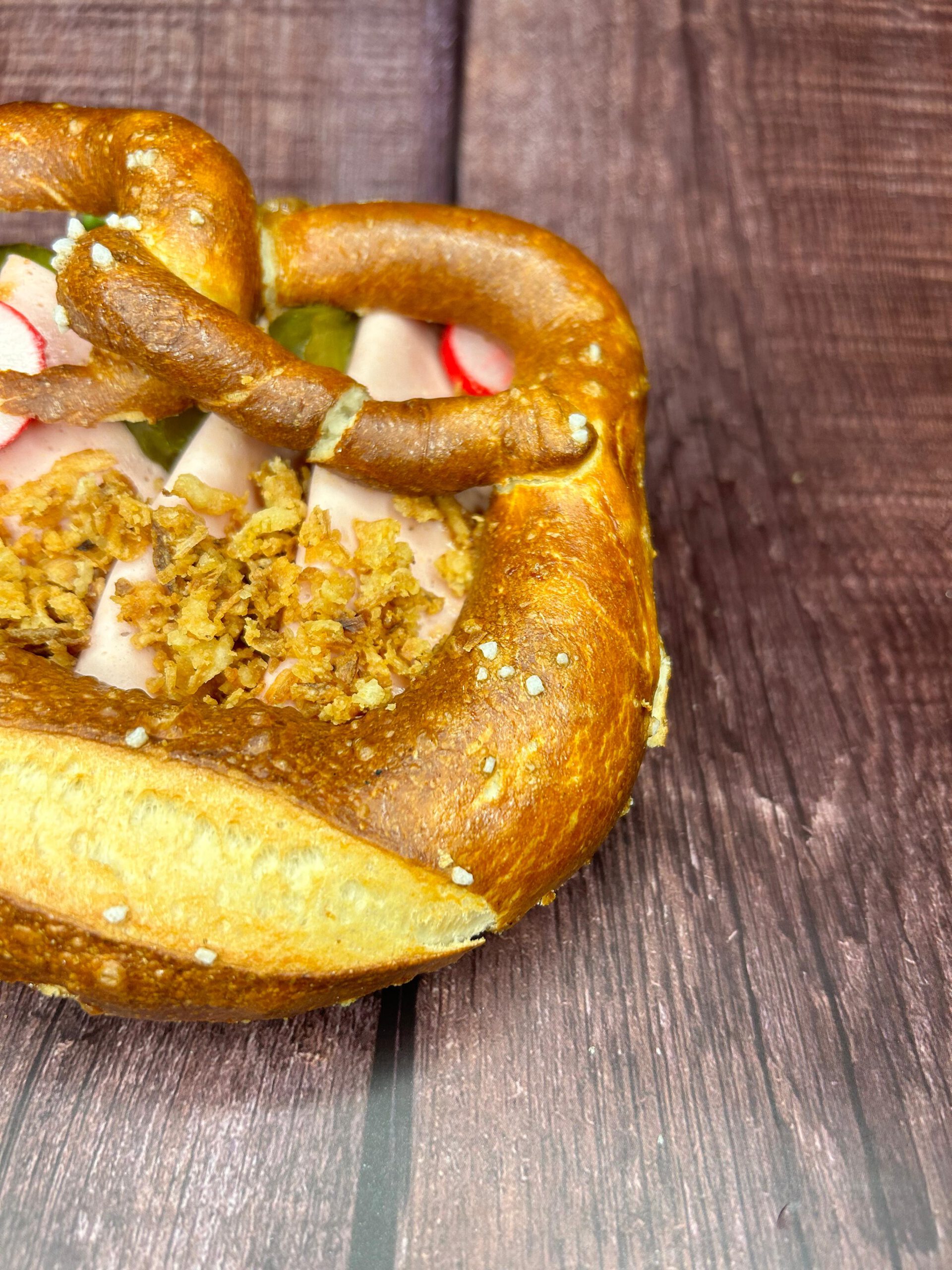 Bayrische Leberkäs-Brezel