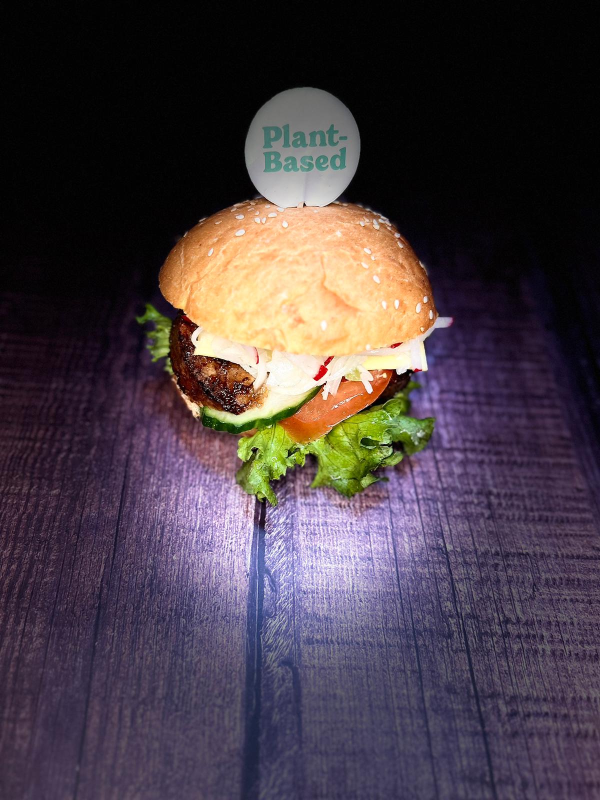 Frikadellen-Burger vegan