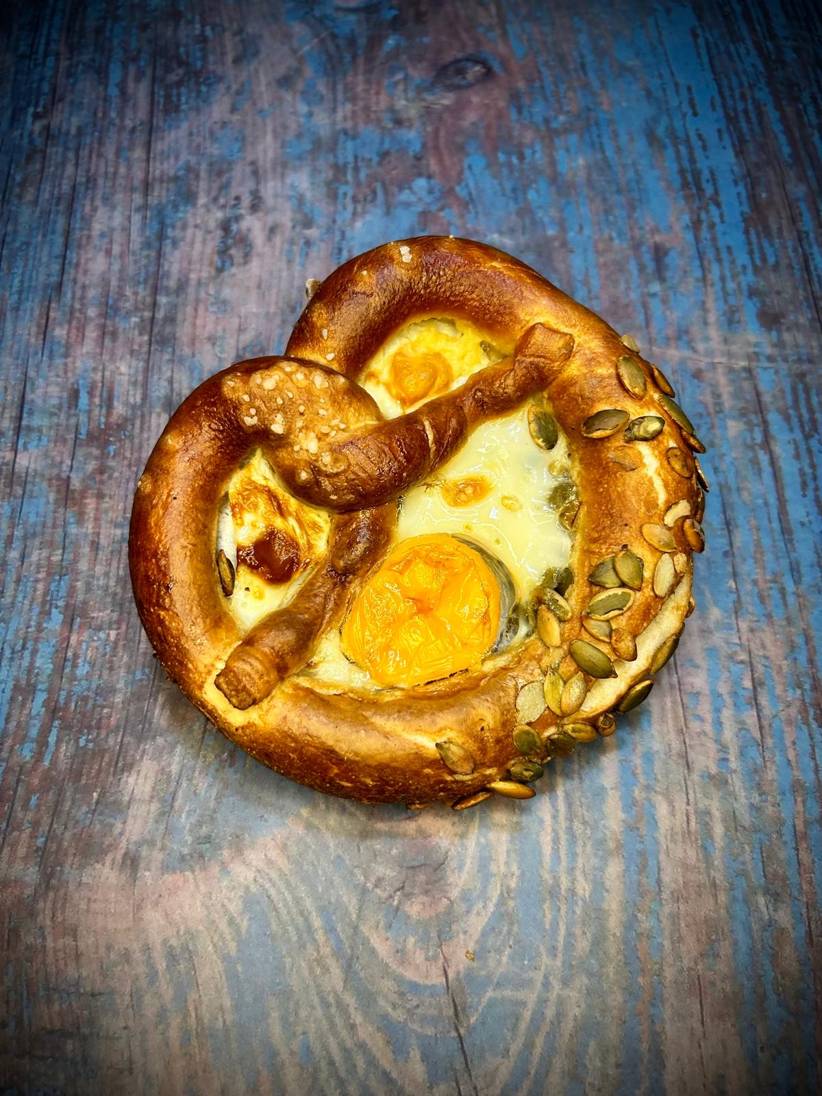 Schlemmerbrezel Gouda-Ei